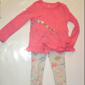 Carters 3T Dinosaur set